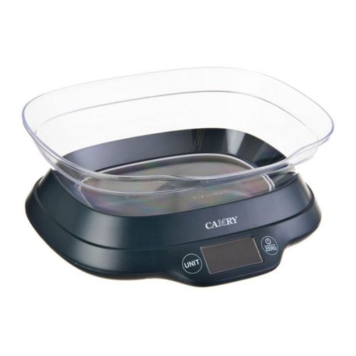 Balanza P/Cocina Digital C/Tazon Negro/Clear