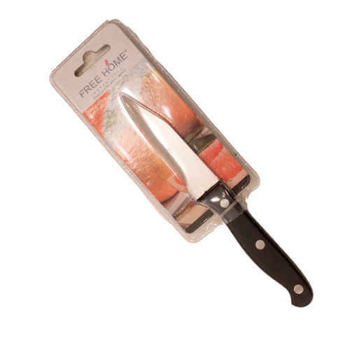 Cuchillo Pelador Negro Plastico
