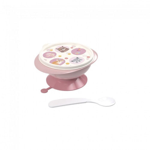 Bol Con Ventosa Anti-Vácuo Decora 240Ml Floral