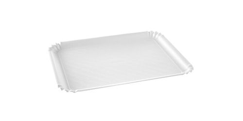 Bandeja 35X25 Cm Blanco 3Pzs Delicia