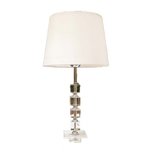 Lampara Mesa Clear C Pantalla Beige