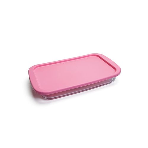 Asadera Rectangular Mediana 2 2Lts C Tapa C