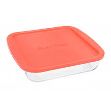 Asadera Cuadrada Mediana Tapa Plastico 1 8 Lts