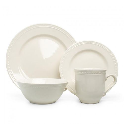 Vajilla 16 Pcs Pearlina White