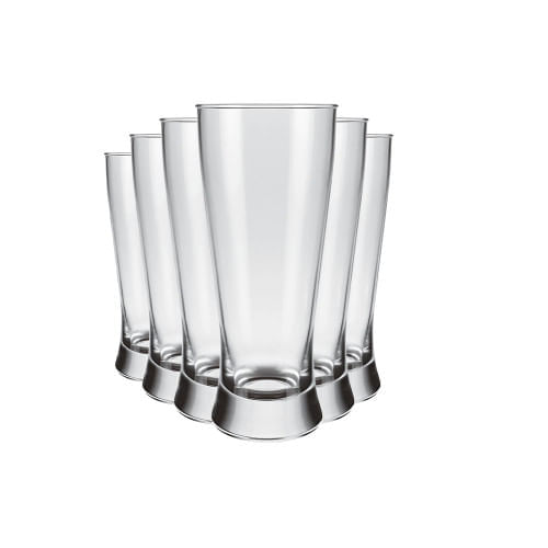 Juego Vaso Sm Lager Cerveza 300 Ml - 6Pc
