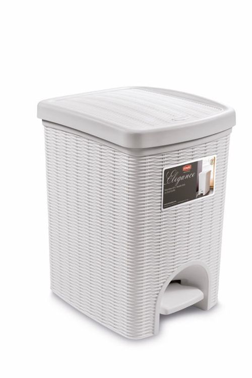Basurero Elegance Blanca 20 Lt