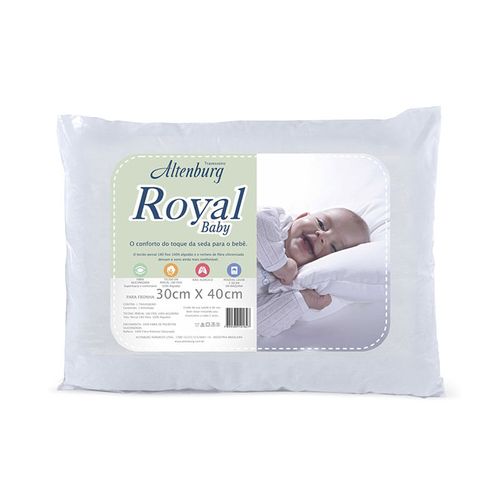 Almohada Royal Baby 0 30X0 40 Blanco
