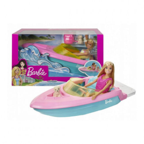 Barbie Lancha Con Muñeca