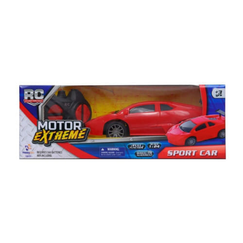 Auto R-C 1 24 Funcion Completa Rojo-Red