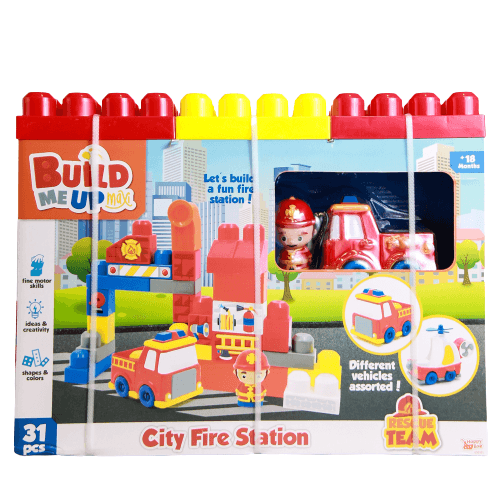 Bloques Maxi 31 32Pcs Estacion De Bomberos 2 Surtidos