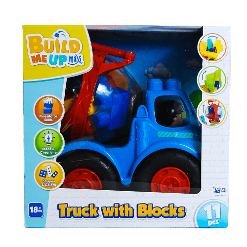 Bloques Maxi 11Pcs Con Camion Tolva