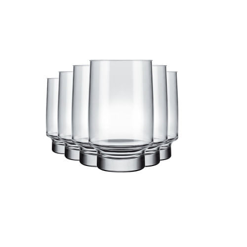 Juego Vaso Sm Firenze Long Drink 360 Ml - 6Pc