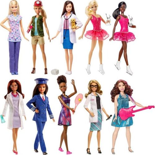 Barbie Surtido De Muñecas Con Profesiones