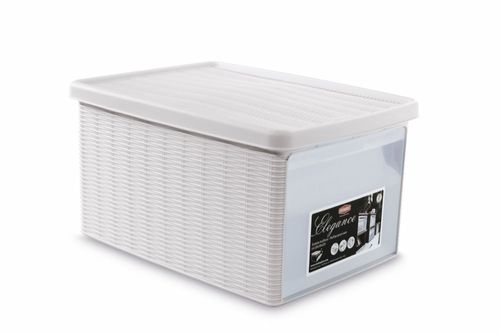 Caja Elegance M Multiuso Con Apertura Blanca