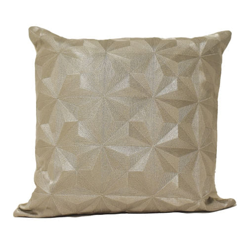 Almohadon Forro 50X50Cm Gris Flores