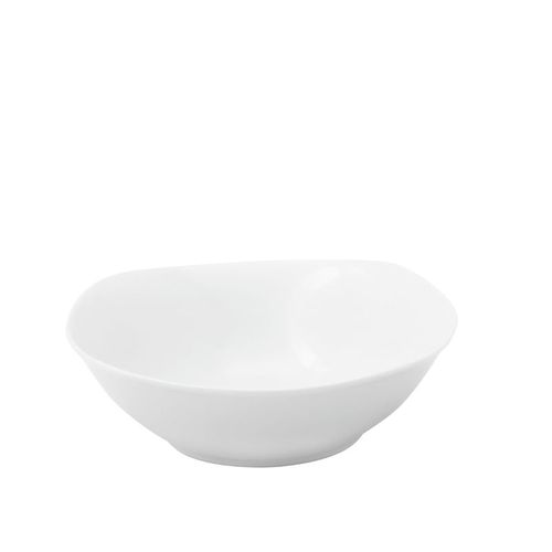 Ensaladera D18Cm Semi Cuadrado Blanco