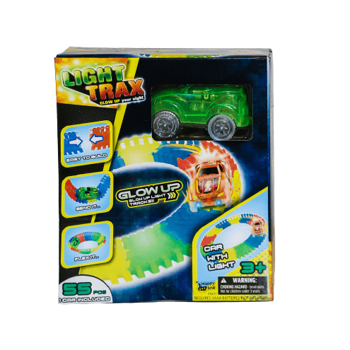 Pista Flexible 55Pcs Con Carro