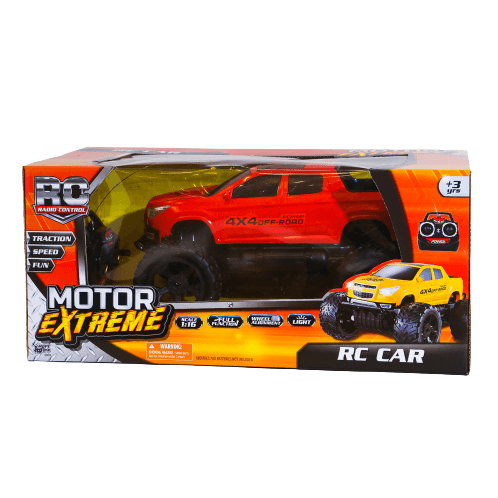 Camioneta Pick Con Luz Funcion Completa Rojo Red