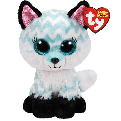 Ty Beanie Boos Atlas Lobo Aqua Mediano