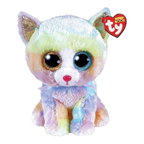 Ty Beanie Boos Heather  Gato  Unicornio Multicolor Grande