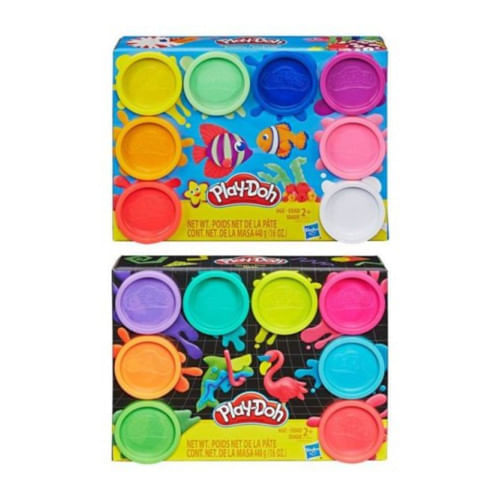 Play Doh Pack 8 Latas Colores Variados