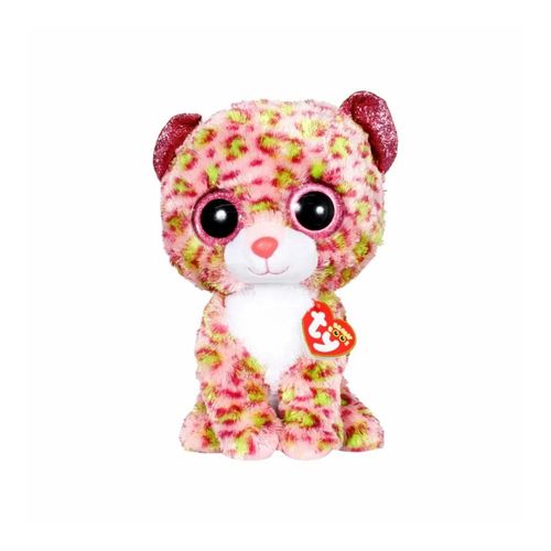 Ty Beanie Boos Lainey Leopard Rosa