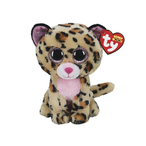 Ty Beanie Boos Livvie Leopardo Café