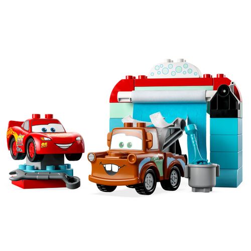 Diversión En El Autolavado Con El Rayo Mcqueen Y Mate