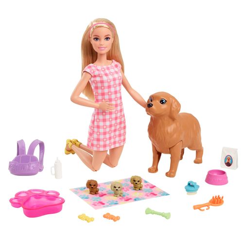 Muñeca Barie Y Mascotas