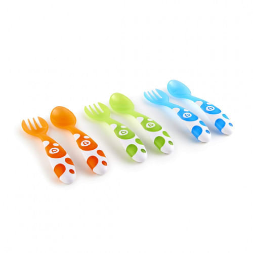 Set De 6 Cucharitas Blandas  Multicolores