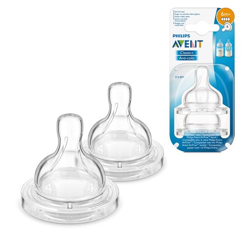 Pack X 2 Tetinas P Biberon Anticolico+6Meses