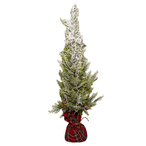 Arbol Mesa 75 Cm H75Cm Artificial Tree In Fabric Base Snow F