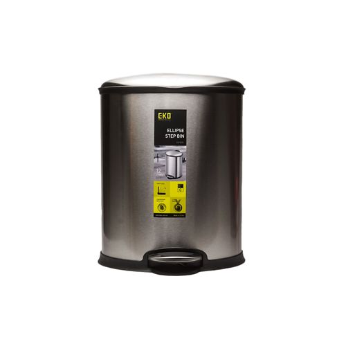 Basurero Metalico Ovalado 12L Ellipse