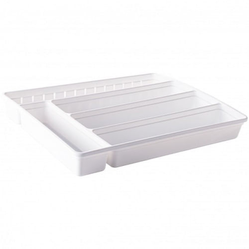 Organizador De Cubiertos 5Div Blanco