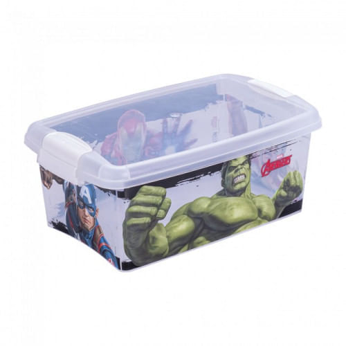 Caja Con Traba 4 2L Avengers