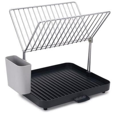 Escurridor De Cubiertos De 2 Niveles Y Rack