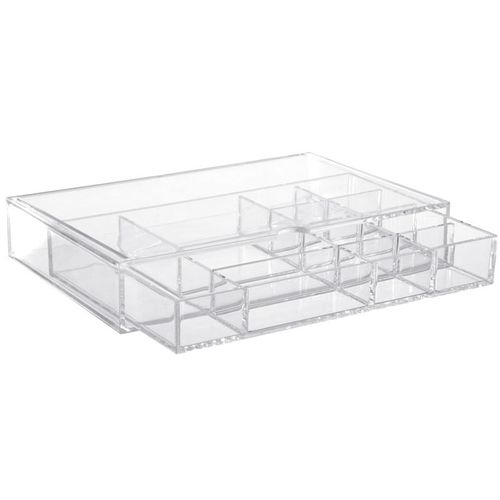 Organizador P Joyas C Caja Rect 12 Div Apilable 100%Acrilico