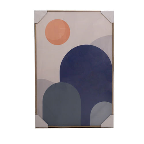 Cuadro 60X90Cm Rev Modern L Shape Natural Color
