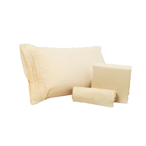 Jgo De Sabanas Queen Con Bordado 160X200X36 Arena