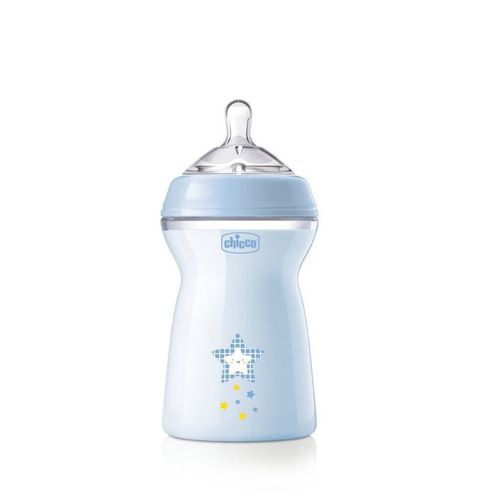 Biberon Nat Feeling 6M+ 330Ml Azul-81335-20 - Copia
