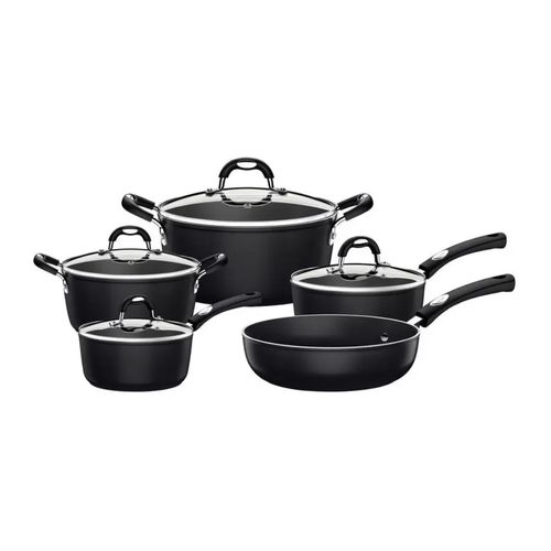 Jgo Cacerolas 5Pzas Monaco Ind Negro Tr
