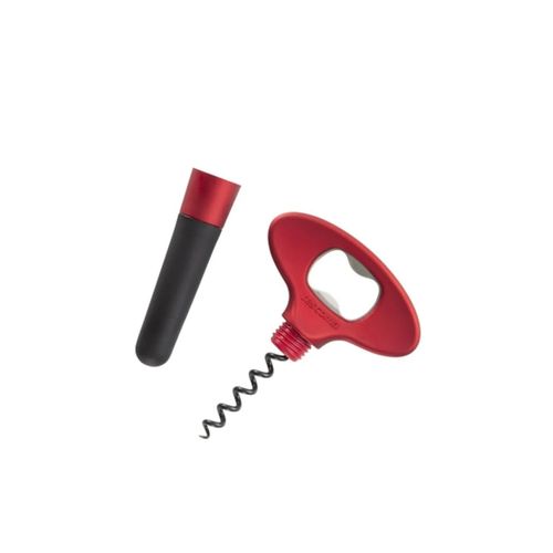 Sacacorchos Universal Y Tapón Uno Vino