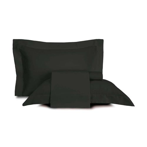 Jgo De Sabanas Liso 4Pzs 300H Preto 280X270