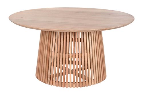 Mesa Redonda Comedor Mindi 150X150X75 Natural