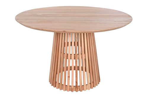 Mesa Redonda Comedor Mindi 120X120X75 Natural