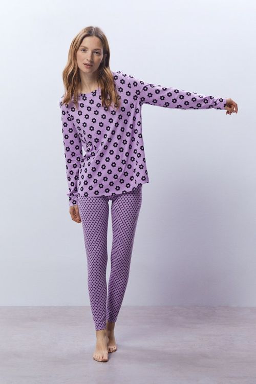 Remera Pijama Margaritas