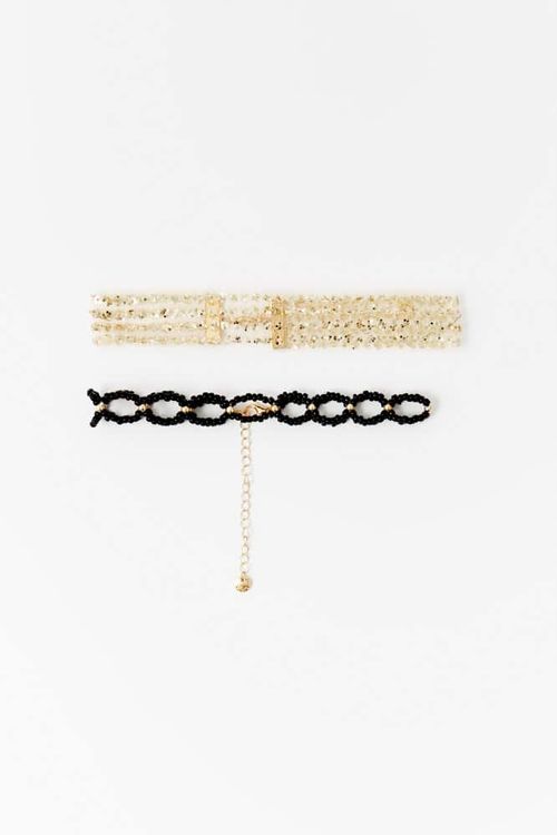 Set Collar Choker y Collar Cuentas