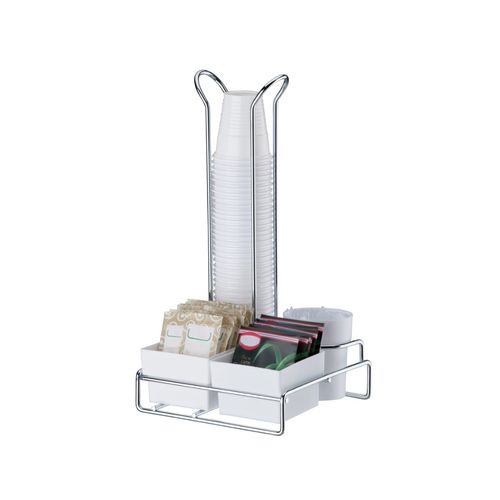 Organizador Para Tazas Desechables 5080Ml Sache Y Agitador