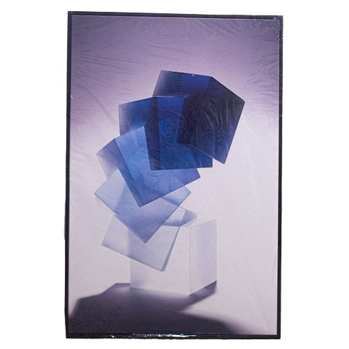 Cuadro 60X90Cm Azul Geo