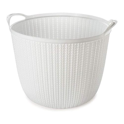 Cesta Trama Redonda Con Asa 25,5L